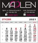 Kalendarzyk magnetyczny 2025 z imieninami