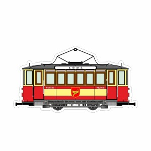 Magnes reklamowy - tramwaj