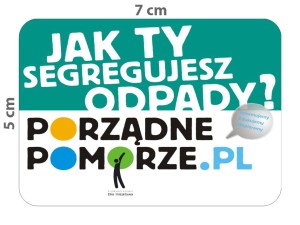 Magnes reklamowy - prostokąt z zakrąglonymi rogami