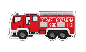 Magnes reklamowy - Straż Pożarna - wóz bojowy